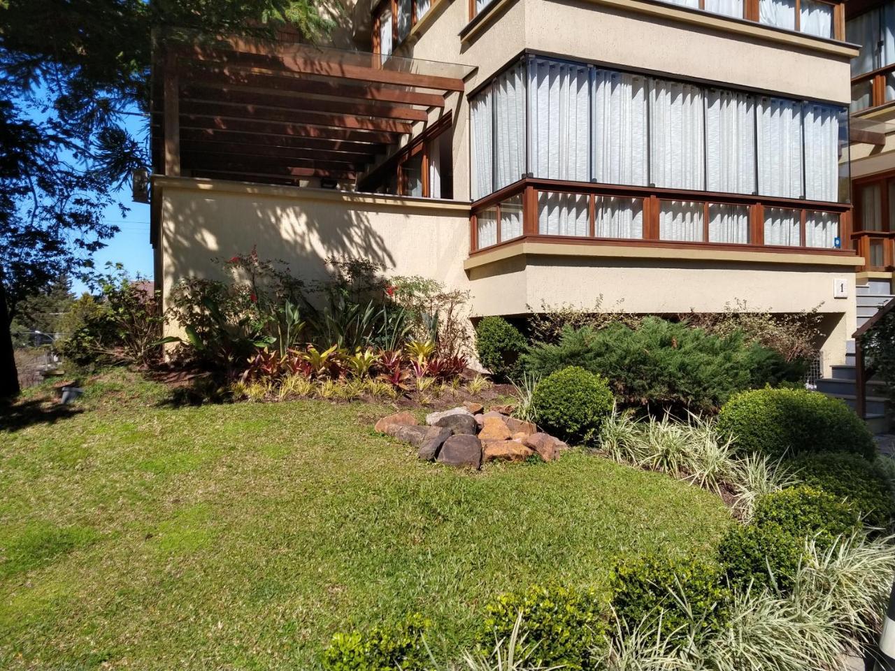 Gramado Aconchegante Appartamento Esterno foto